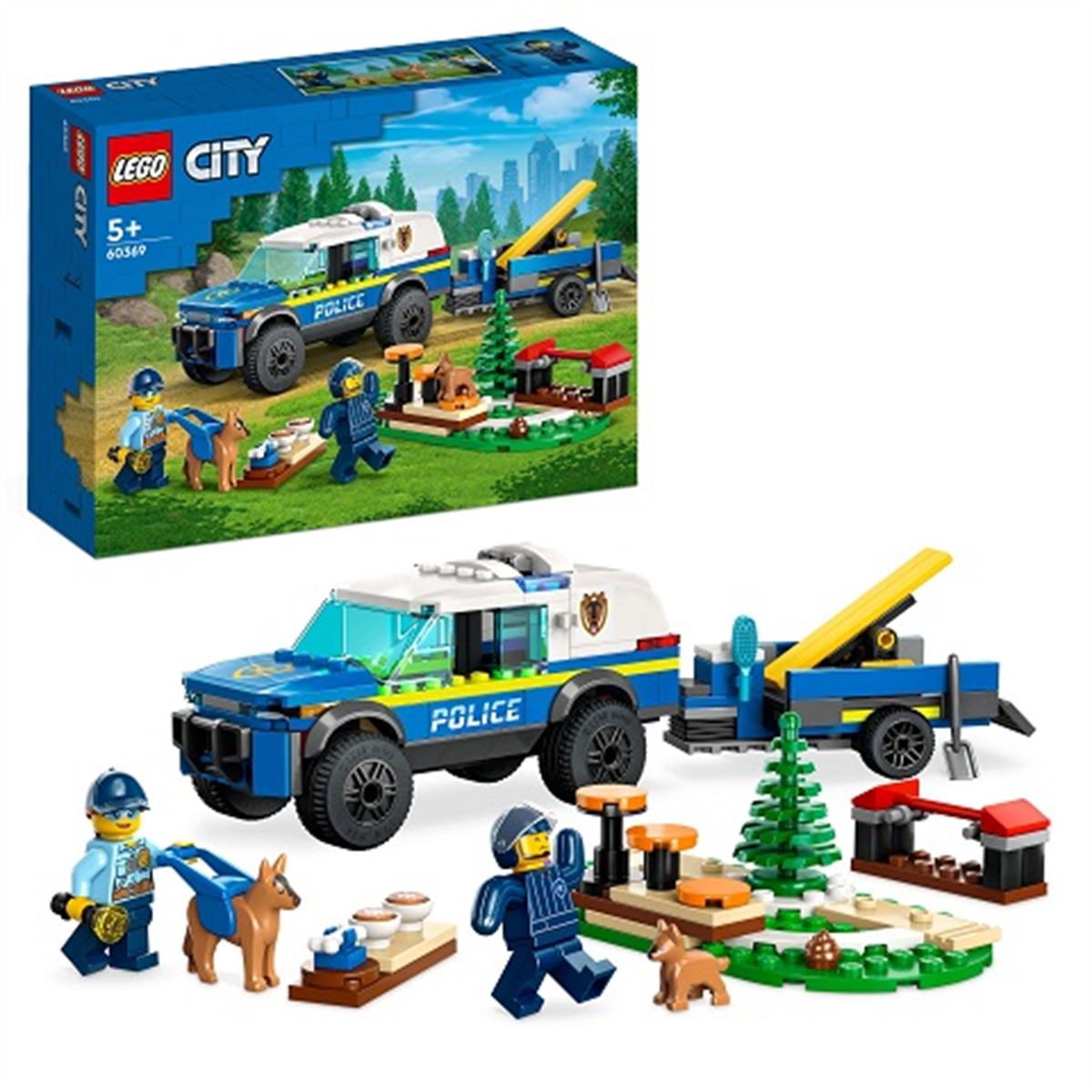 LEGO CİTY 60369 POLİCE MOBİLE P DOG TRAİNİNG 197 PARÇA 5+ 1