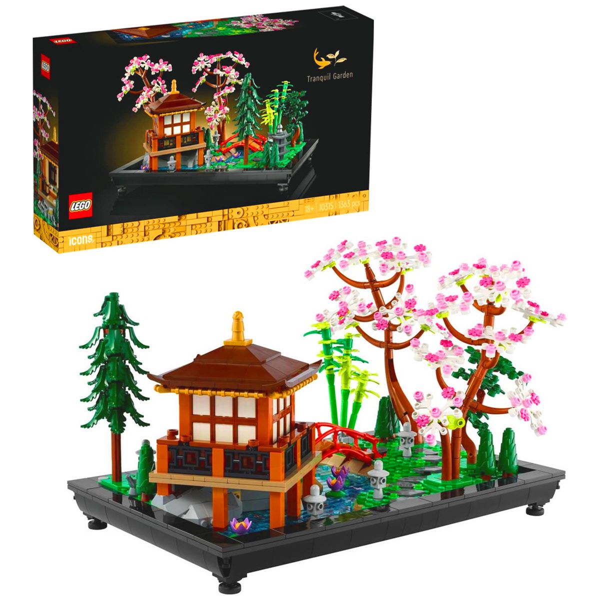 LEGO İCONS 10315 TRANQUİL GARDEN 1363 PARÇA 18+ 1