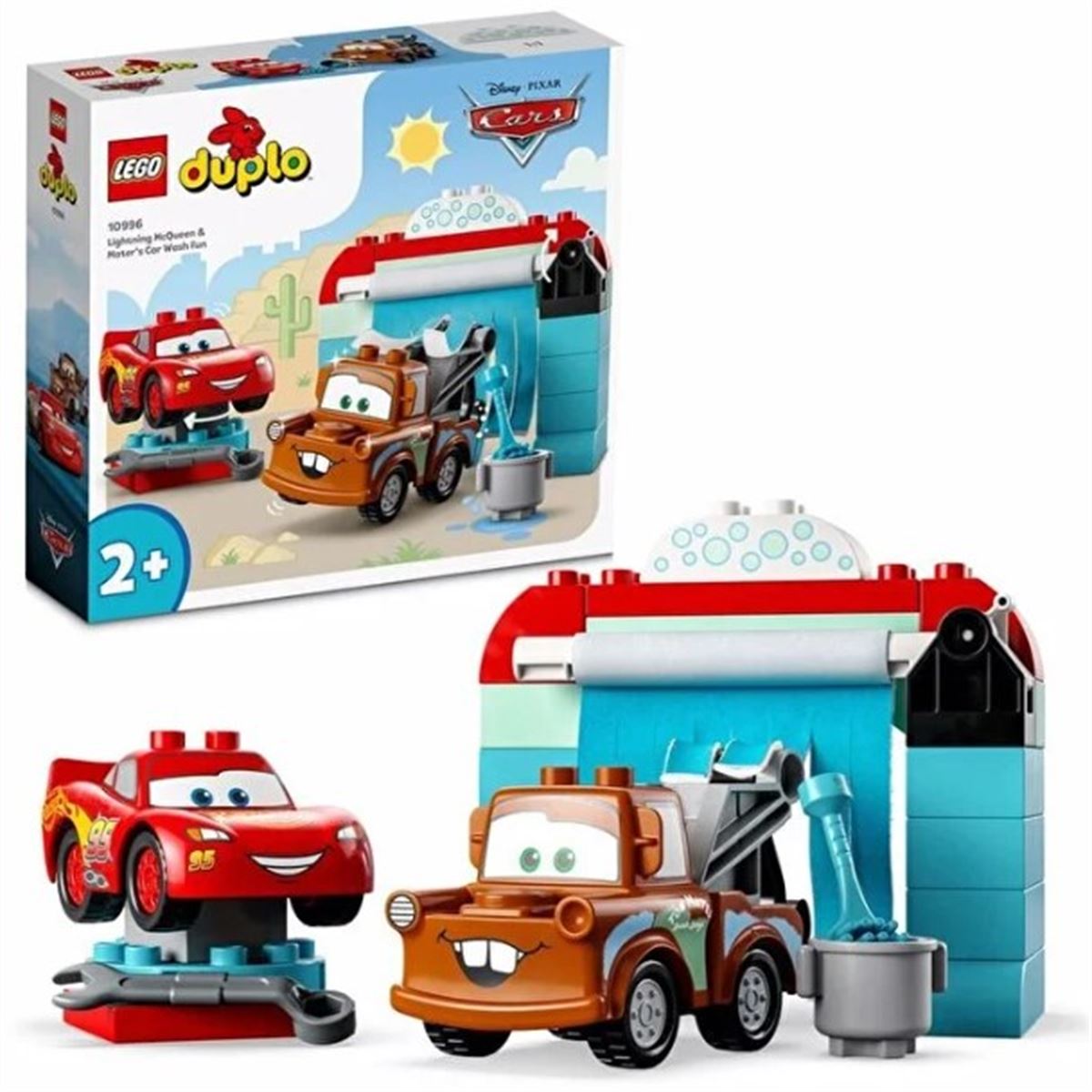 LEGO DUPLO 10996 MCQUEEN VE MATER İN OTO YIKAMA EĞLENCESİ 29 PARÇA 2+ 1