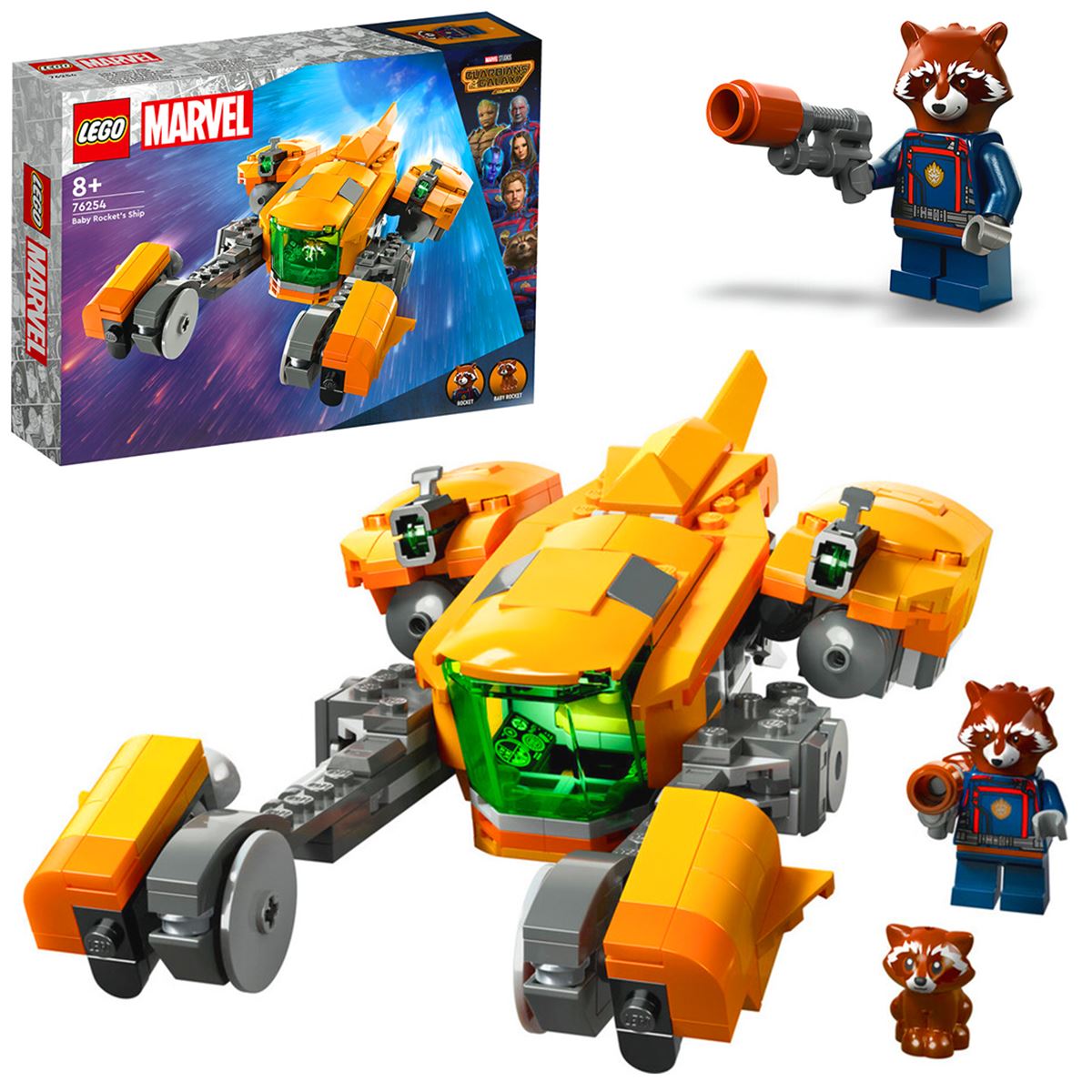 LEGO MARVEL 76254 BEBEK ROCKETİN GEMİSİ 330 PARÇA 8+ 1