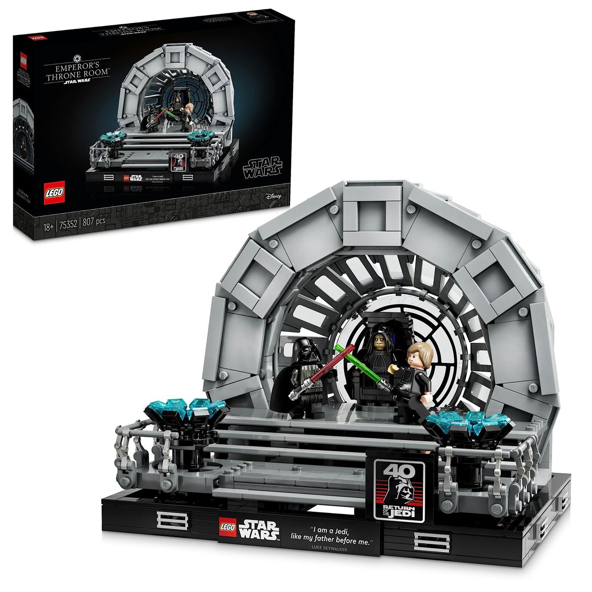 LEGO STAR WARS 75352 EMPERORS THRONE ROOM DİORAMASI 807 PARÇA 18+ 1