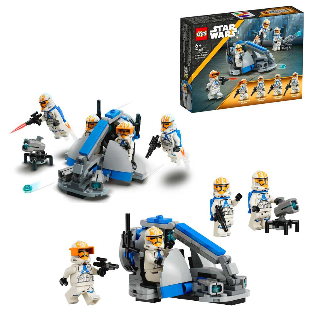 LEGO STAR WARS 75359 ASHOKAS CLONE TROOPER BATTLE PACK 108 PARÇA 6+ 1