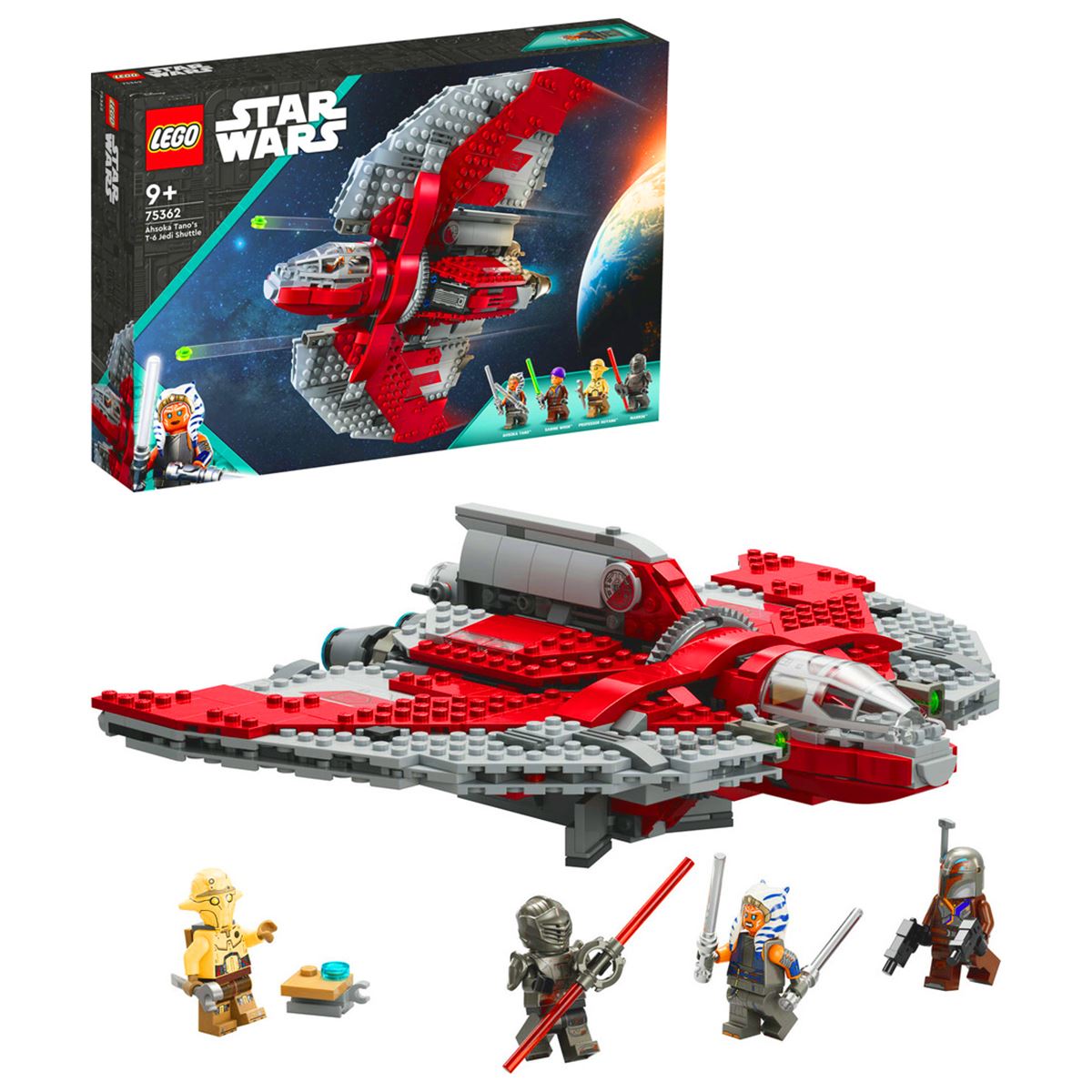 LEGO STAR WARS 75362 AHSOKA TANOS T-6 JEDİ SHUTTLE 601 PARÇA 9+ 1