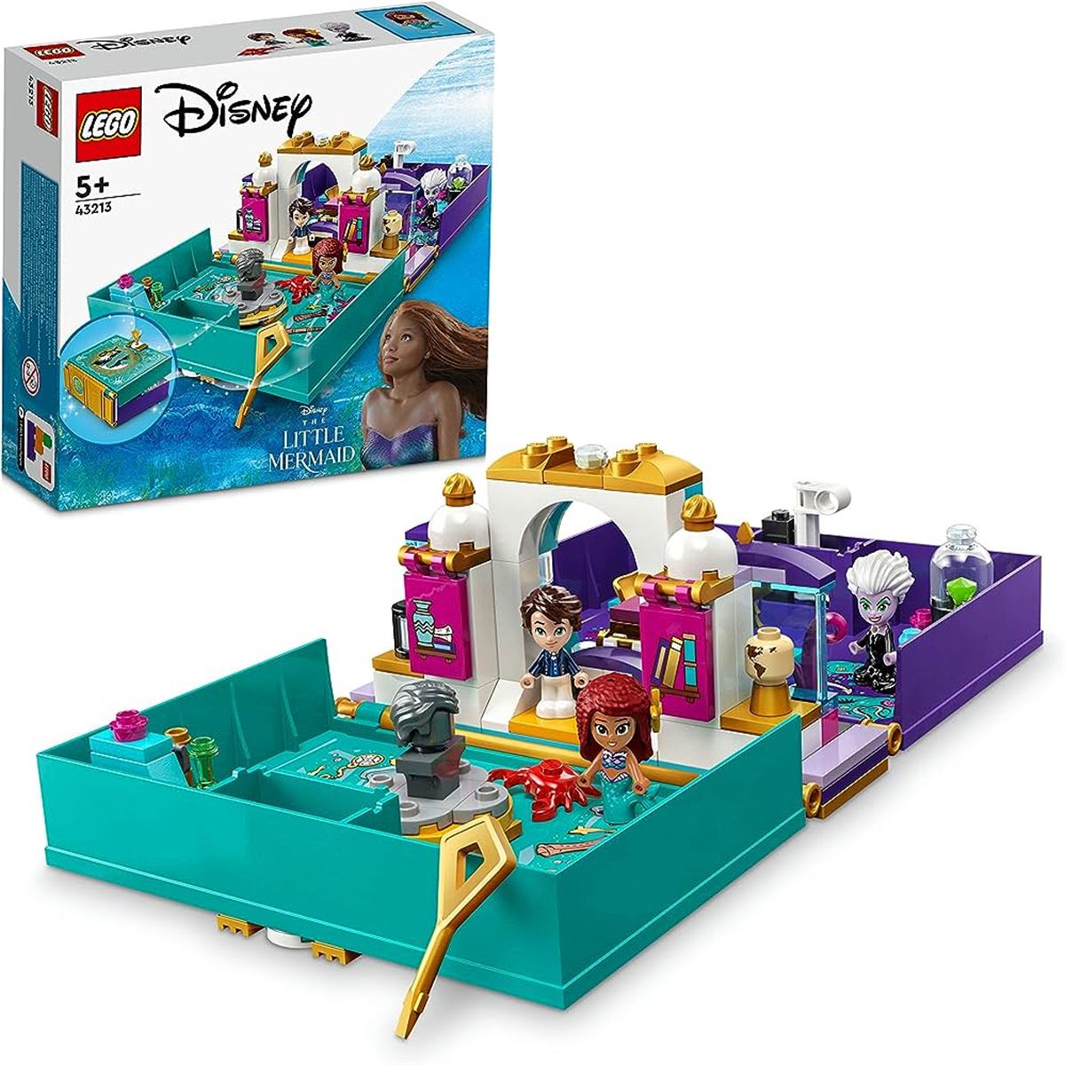 LEGO DİSNEY 43213 KÜÇÜK DENİZ KIZI HİKAYE KİTABI 134 PARÇA 5+ 1