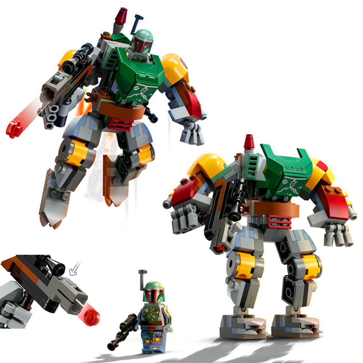 LEGO STAR WARS 75369 BOBA FETT MECH 155 PARÇA 6+ 1