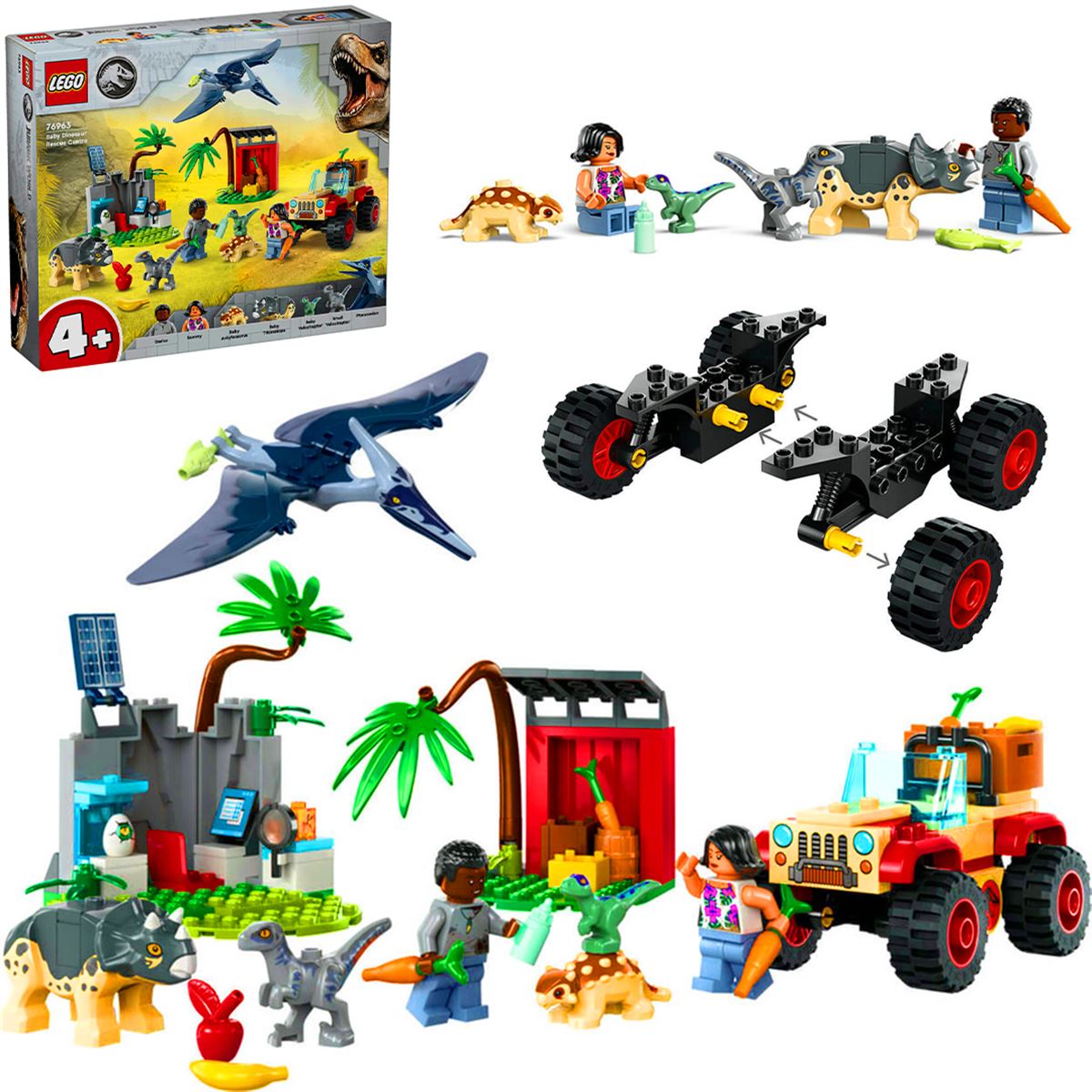 LEGO JURASSİC WORLD 76963 YAVRU DİNOZOR 139 PARÇA 4+ 1