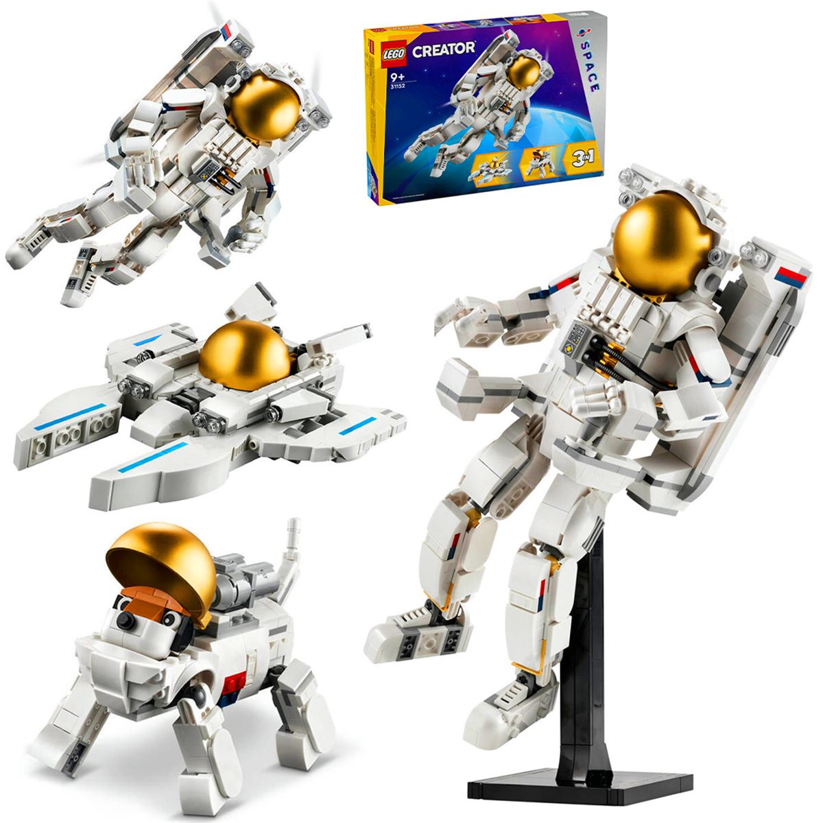 LEGO CREATOR 31152 UZAY ASTRONOTU 3İN1 647 PARÇA 9+ 1