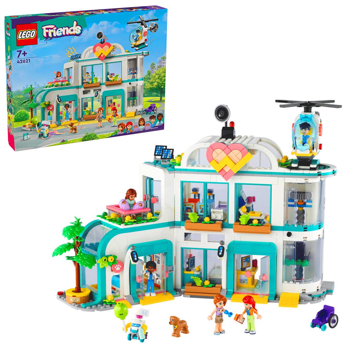 LEGO FRİENDS 42621 HEARTLAKE CİTY HASTANESİ 1045 PARÇA 7+ 1