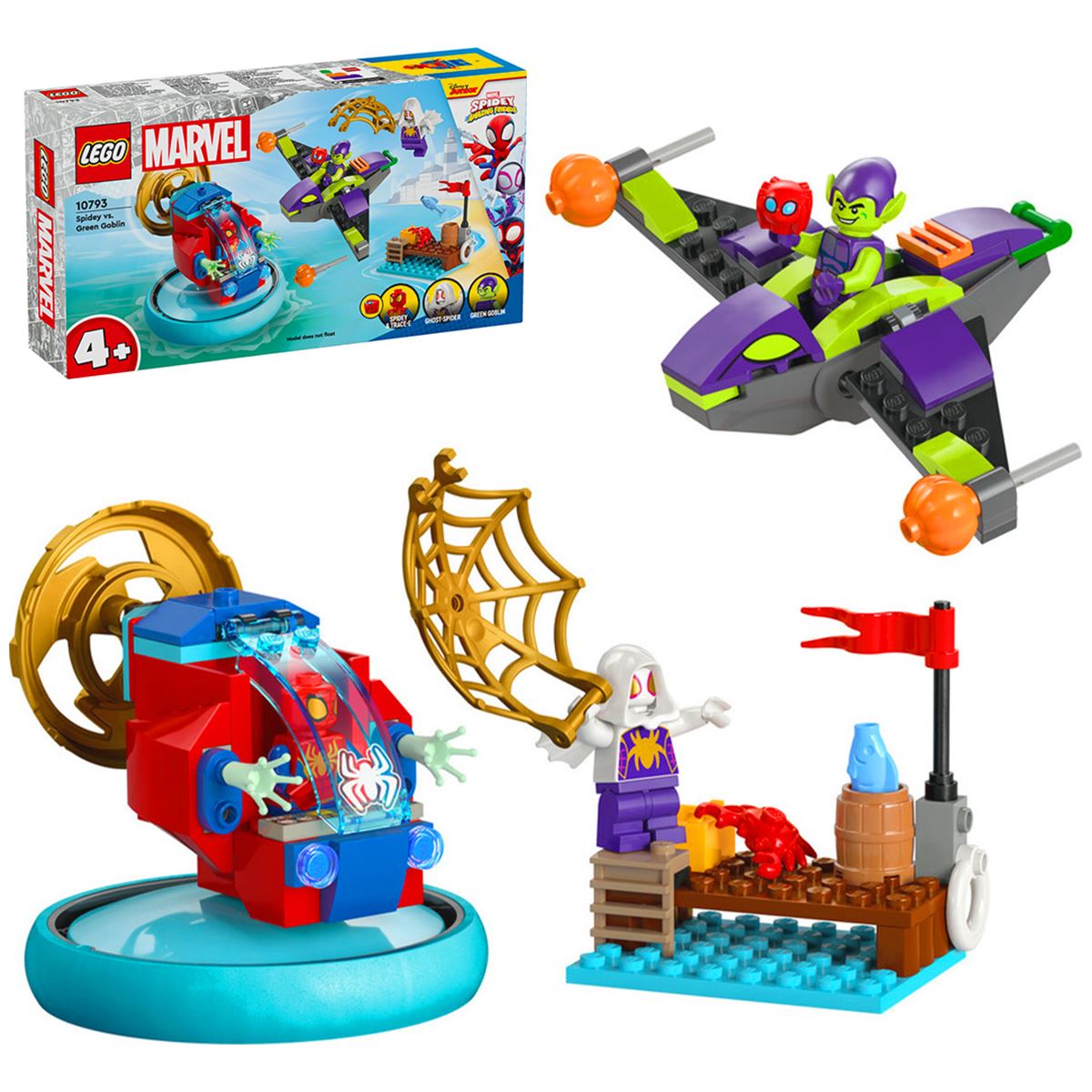LEGO MARVEL 10793 SPİDEY VS GREEN GOBLİN 84 PARÇA 4+ 1