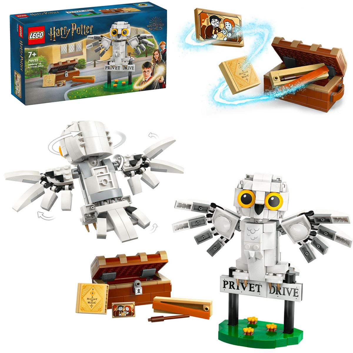 LEGO HARRY POTTER 76425 HEDWİG AT 4 PRİVET DRİVE 337 PARÇA 7+ 1