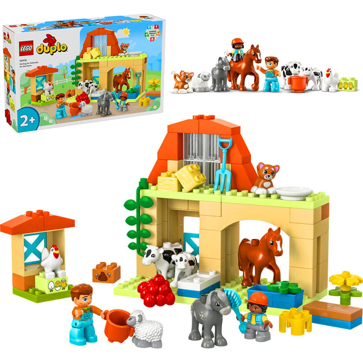LEGO DUPLO 10416 ÇİFTLİKTE HAYVANLARIN BAKIMI 74 PARÇA 2+ 1