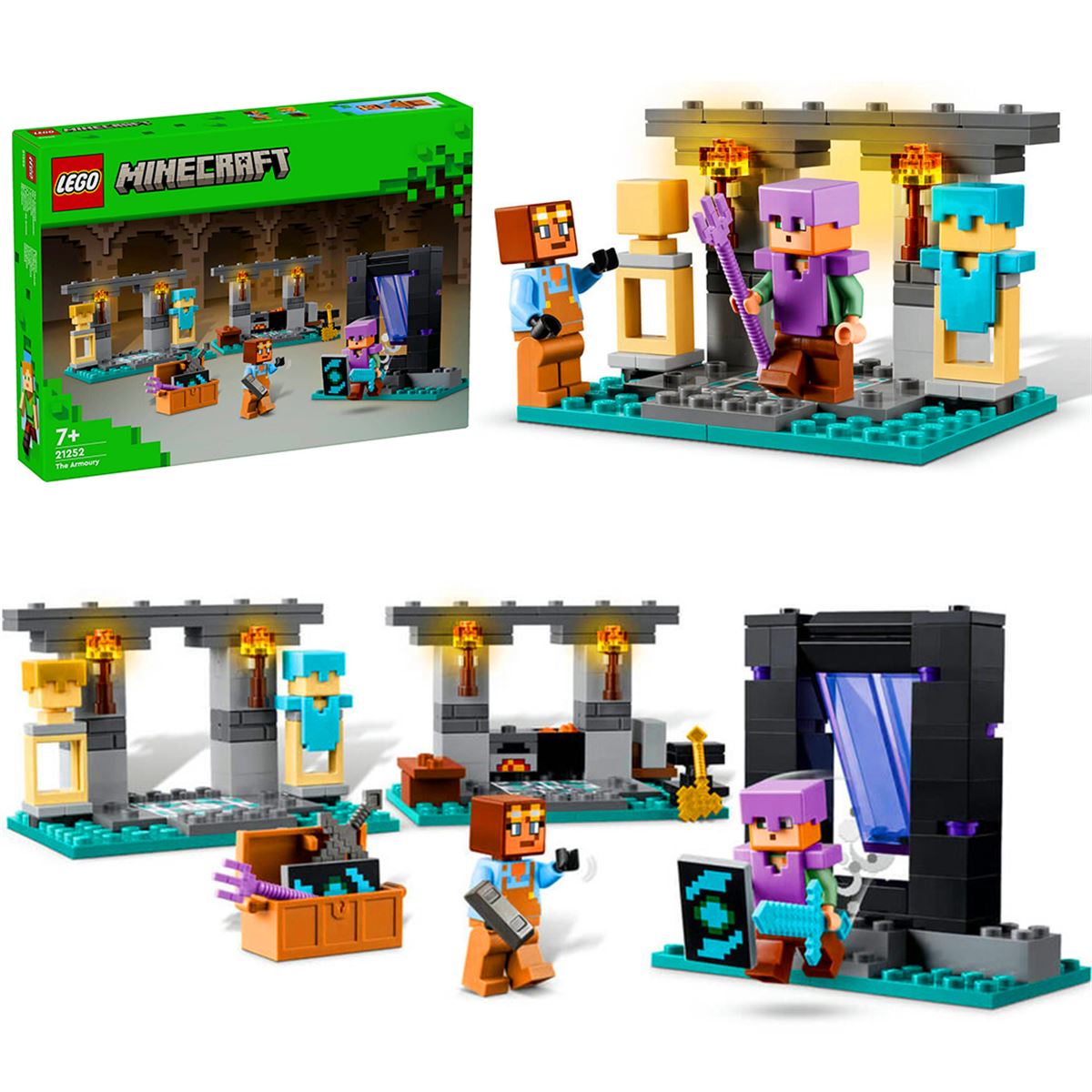 LEGO MİNECRAFT 21252 CEPHANELİK 203 PARÇA 7+ 1