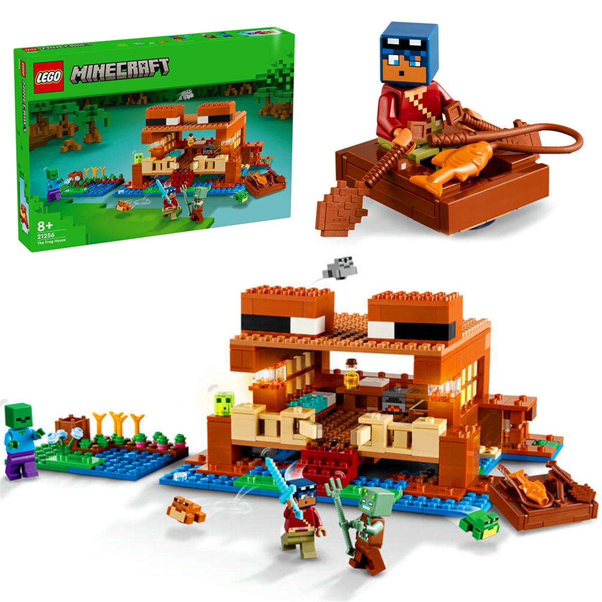 LEGO MİNECRAFT 21256 KURBAĞA EVİ 400 PARÇA 8+ 1