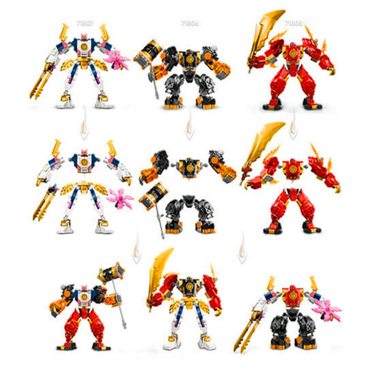 LEGO NİNJAGO 71807 SORANIN TEKNOLOJİ ELEMENTİ ROBOTU 209 PARÇA 7+ 1