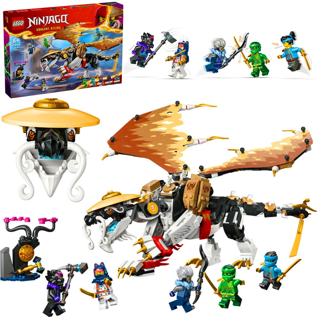 LEGO NİNJAGO 71809 USTA EJDERHA EGALT 532 PARÇA 8+ 1
