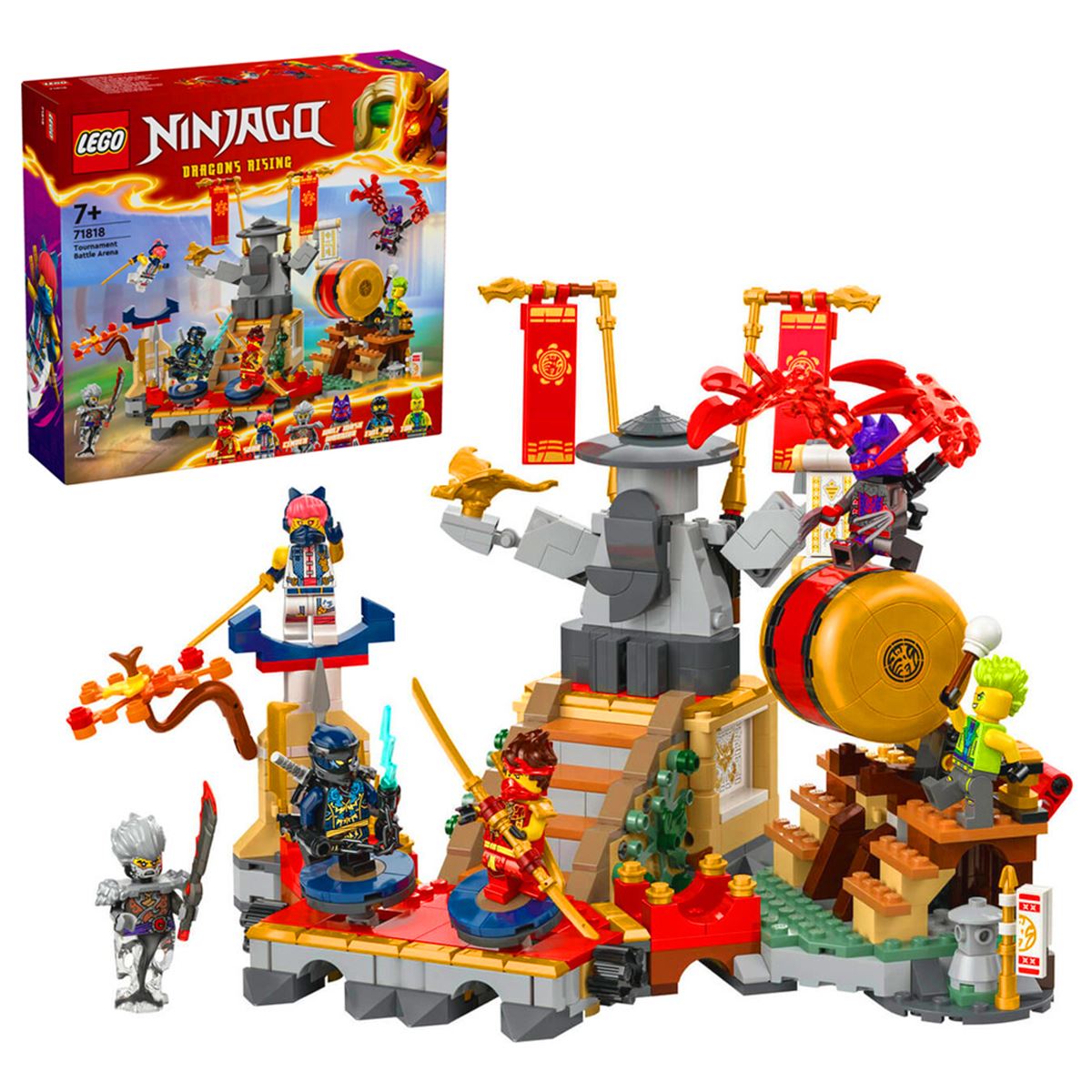 LEGO NİNJAGO 71818 TOURNAMENT BATTLE ARENA 659 PARÇA 7+ 1