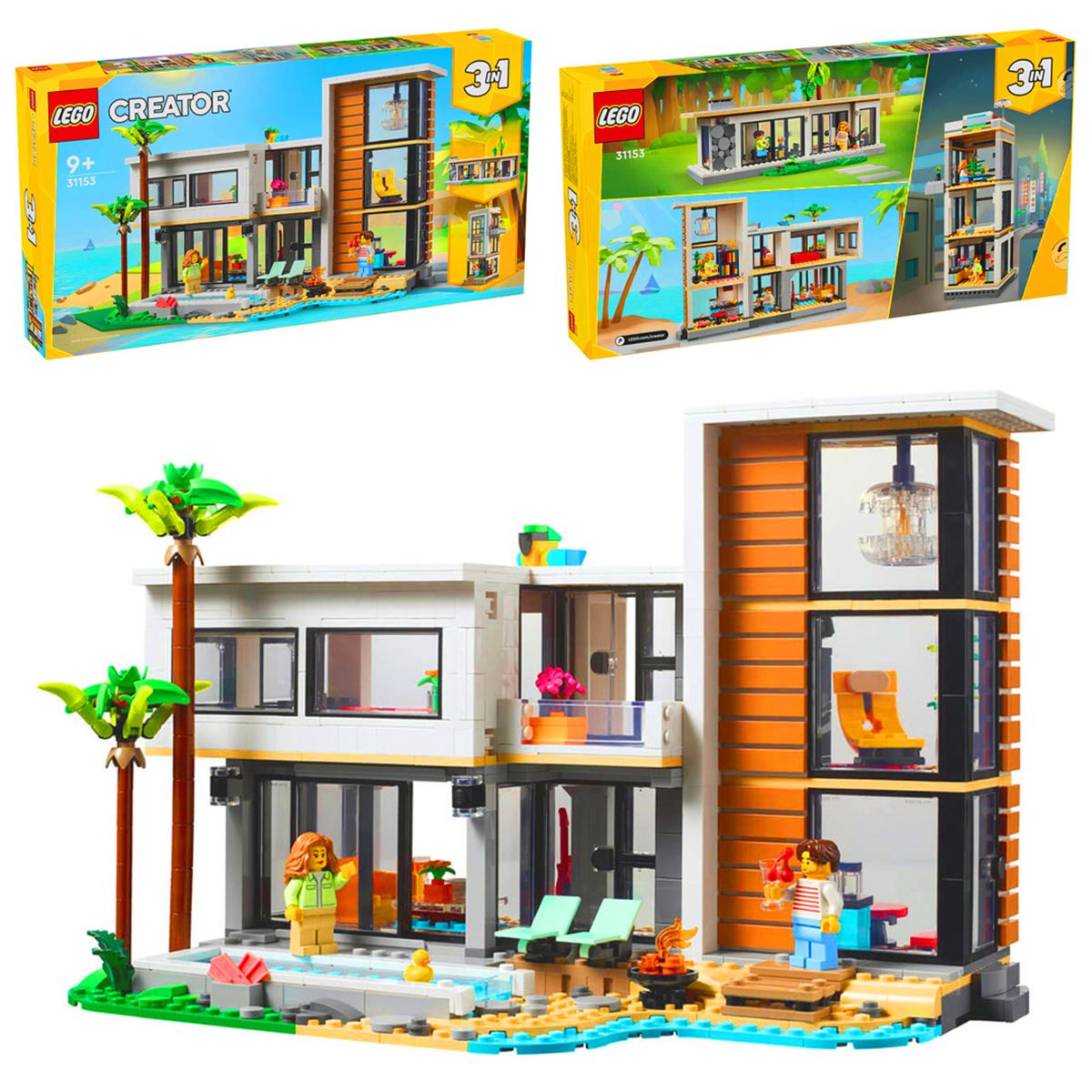 LEGO CREATOR 31153 MODERN HOUSE 3İN1 939 PARÇA 9+ 1
