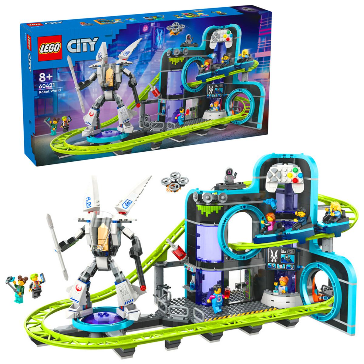 LEGO CİTY 60421 ROBOT WORLD 986 PARÇA 8+ 1