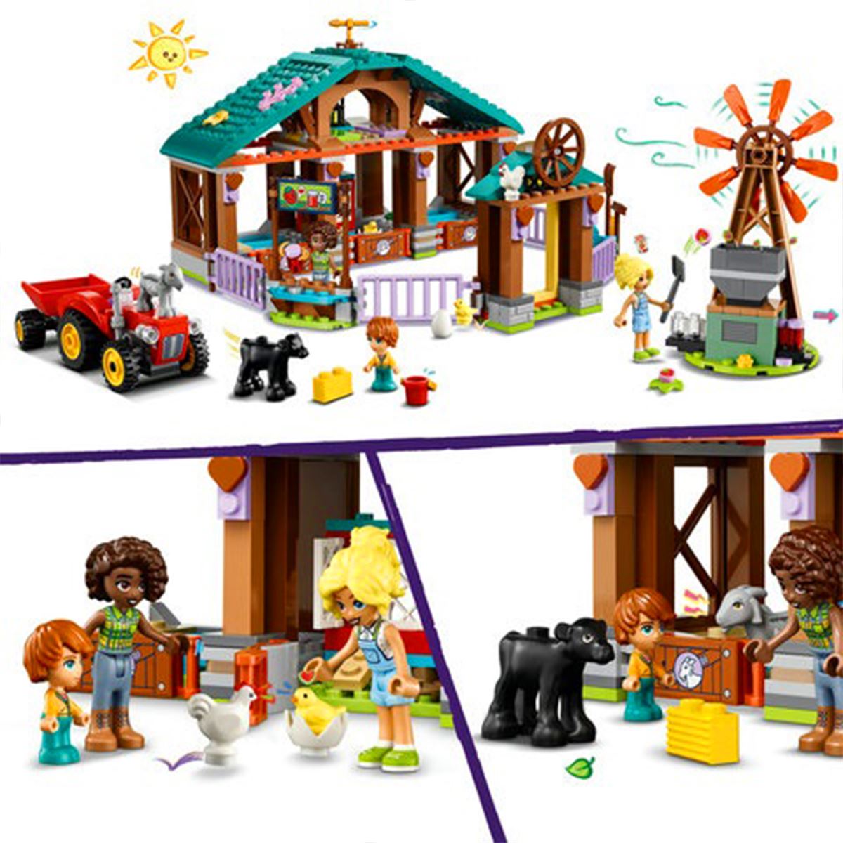 LEGO FRİENDS 42617 ÇİFTLİK HAYVAN BARINAĞI 489 PARÇA 6+ 1