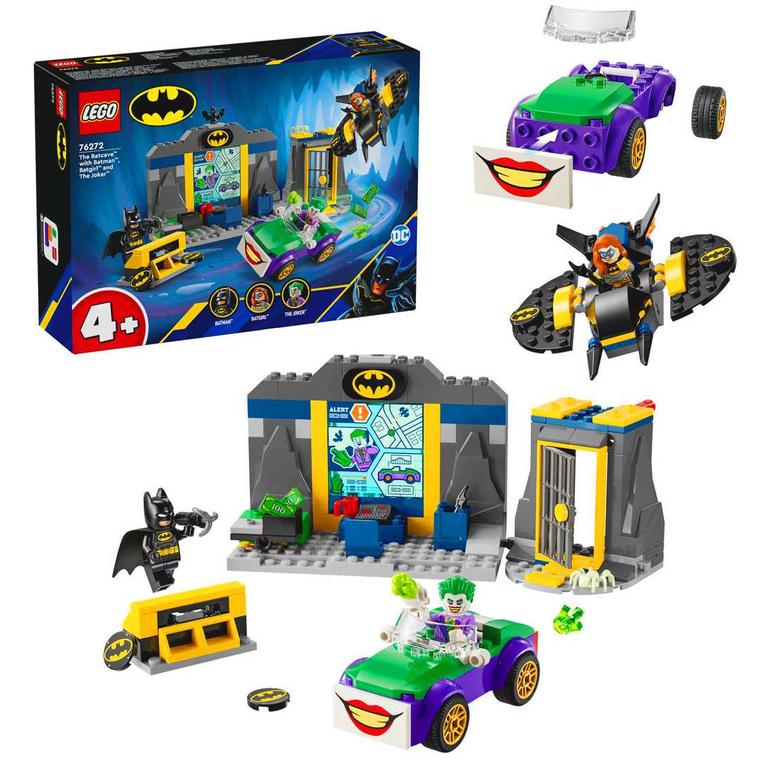 LEGO 76272 BATCAVE W BATMAN BATGİRL AND JOKER 184 PARÇA 4+ 1