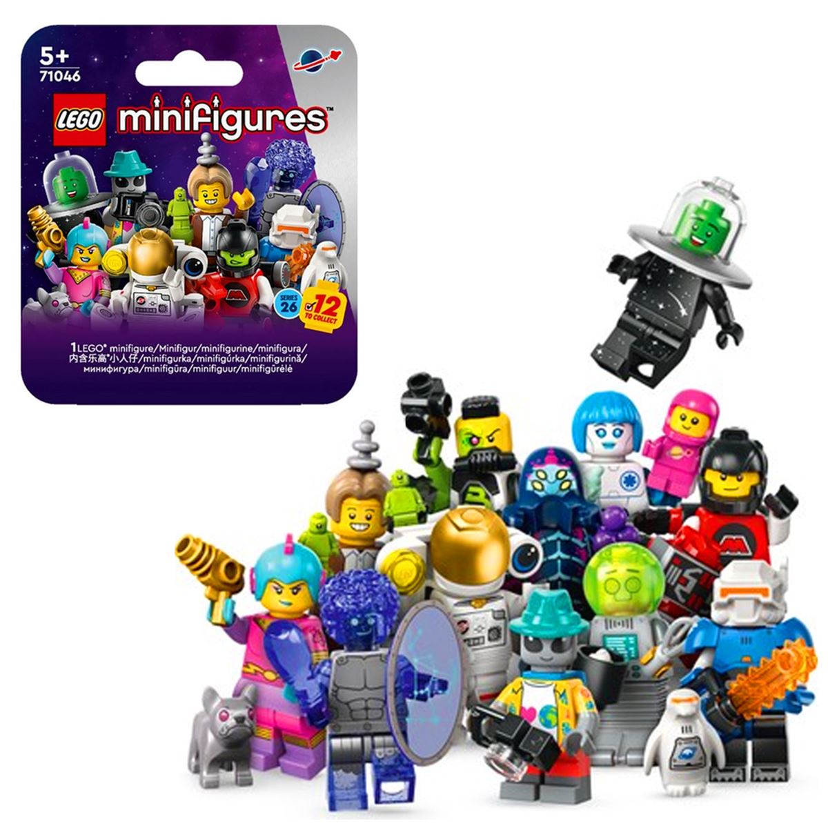 LEGO MİNİFİGURES 71046 UZAY S26 9 PARÇA 36 LI 5+ 1