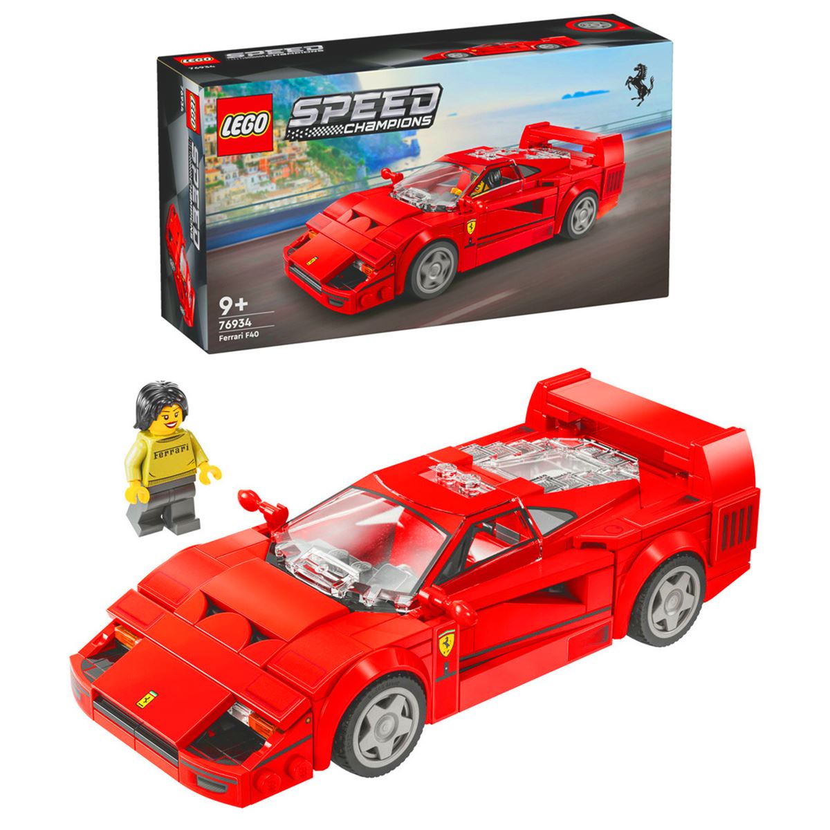 LEGO SPEED CHAMPİONS 76934 FERRAİ F40 318 PARÇA 9+ 1