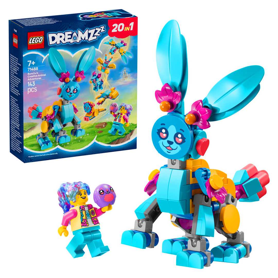 LEGO DREAMZZZ 71488 BUNCHUS CREATİVE ANİMAL ADVENTURES 20İN1 143 PARÇA 7+ 1
