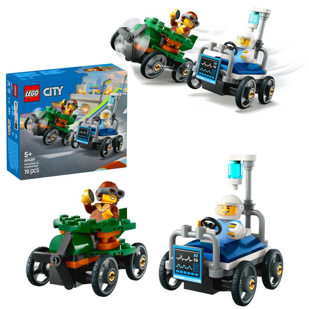 LEGO CİTY 60459 AEROPLANE HOSPİTAL BED 70 PARÇA 5+ 1