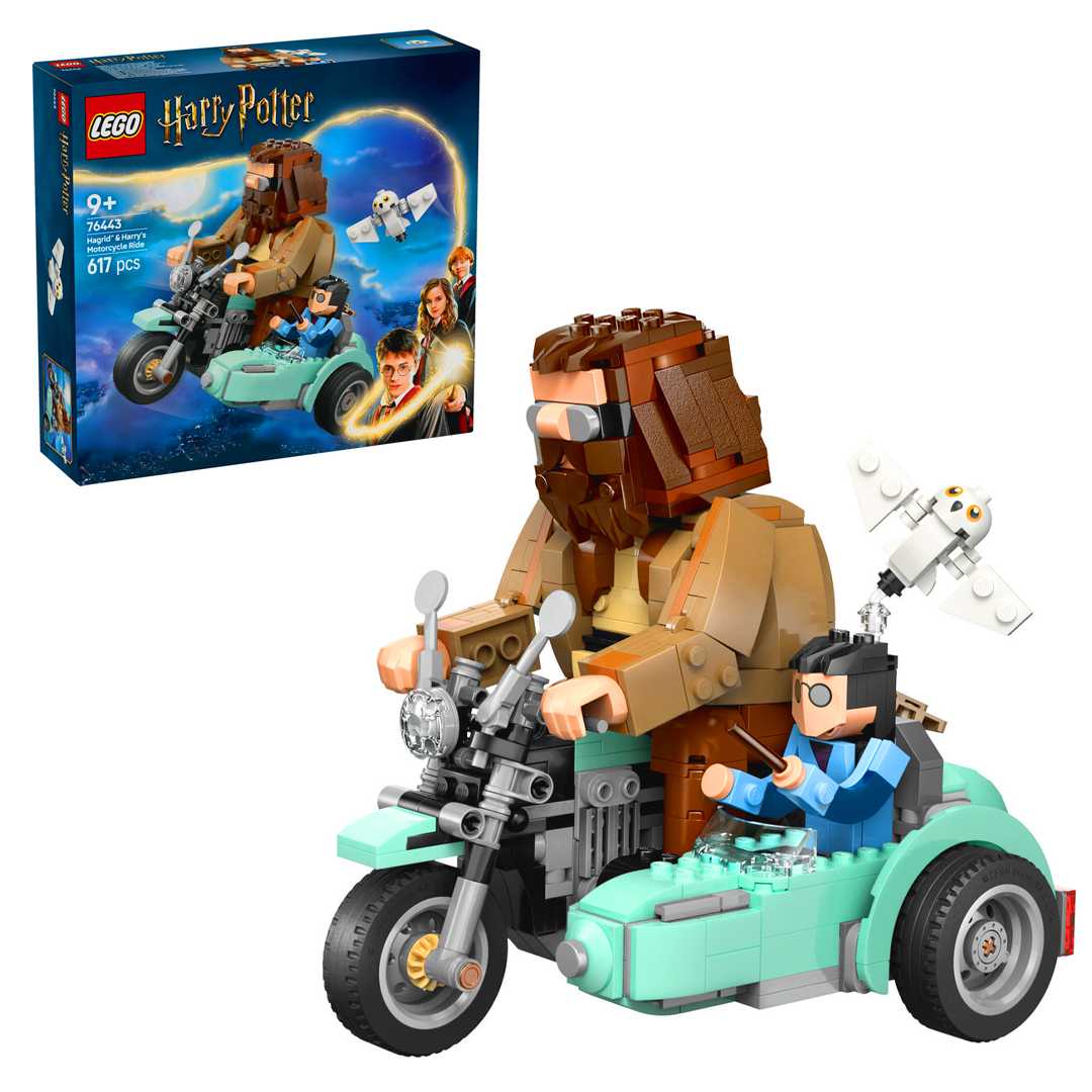 LEGO HARRY POTTER 76443 HAGRİD HARRYS MOTORCYCLE RİDE 617 PARÇA 9+ 1