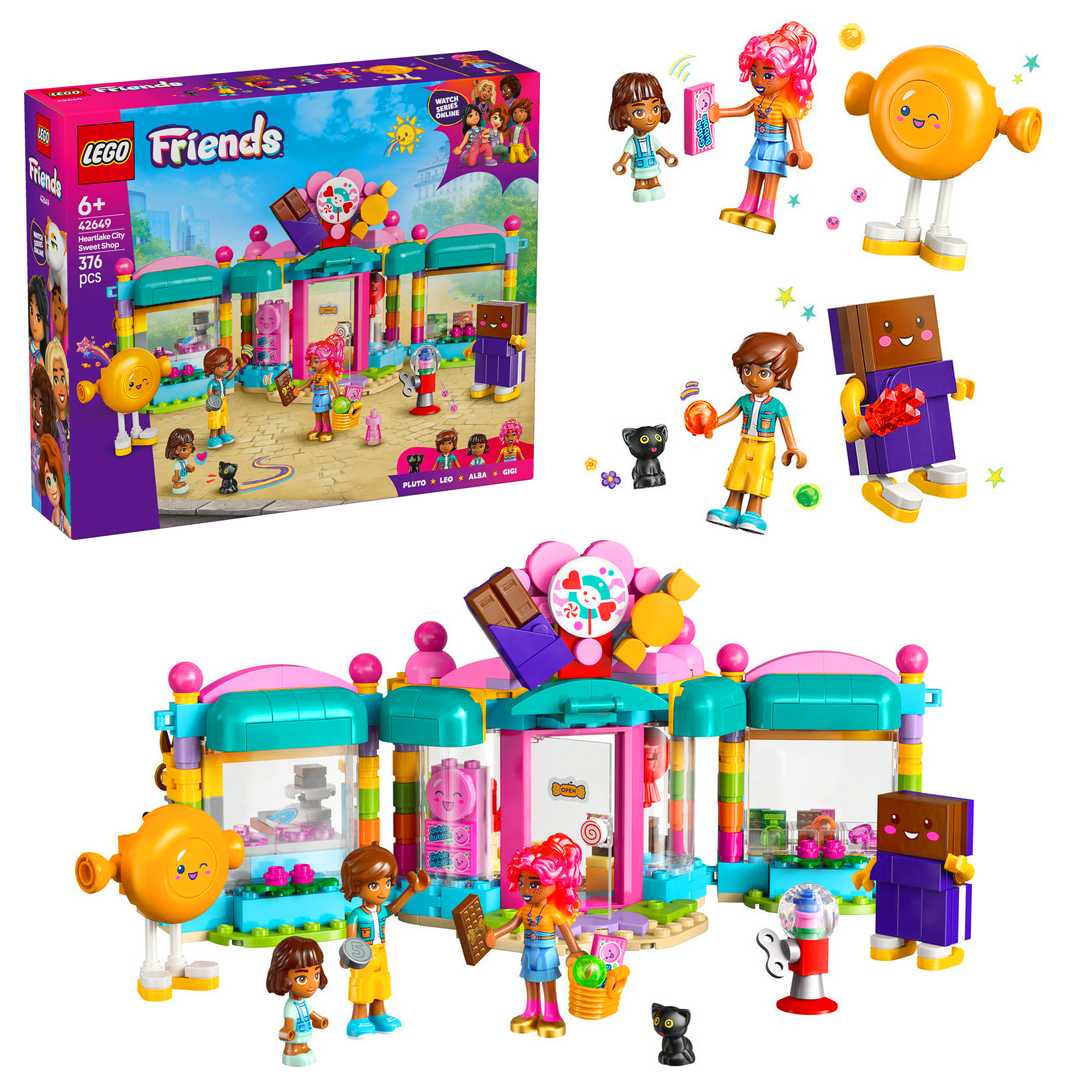 LEGO FRİENDS 42649 HEARTLAKE CİTY SWEET SHOP 376 PARÇA 6+ 1