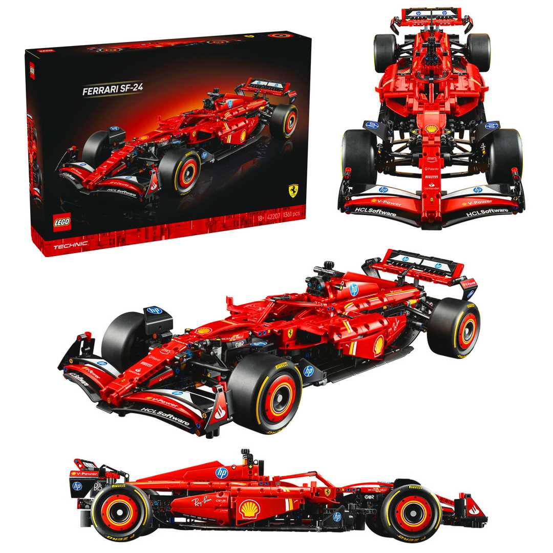 LEGO TECHNİC 42207 FERRARİ SF-24 1361 PARÇA 18+ 1