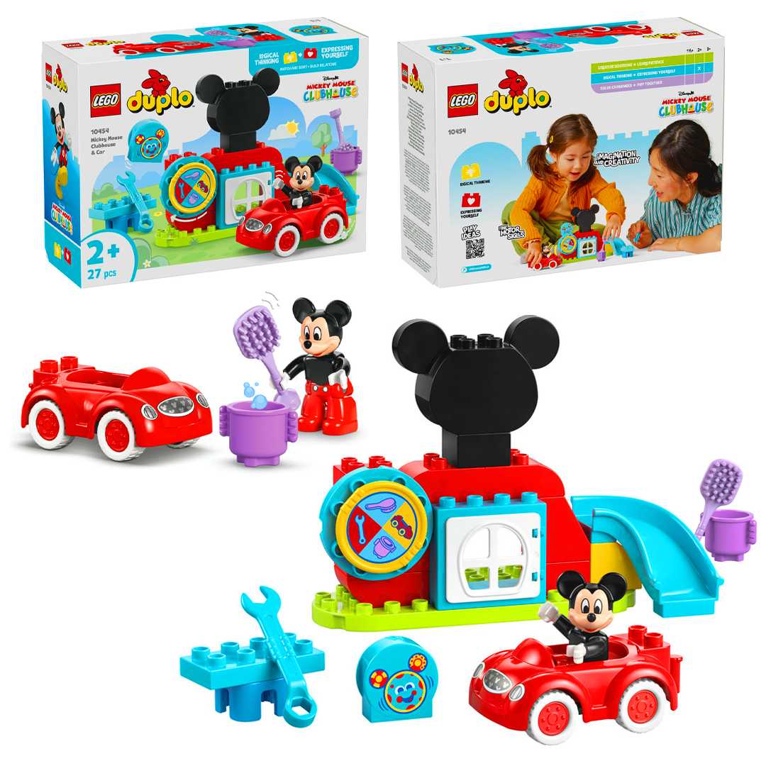 LEGO DUPLO 10454 MİCKEY MOUSE CLUBHOUSE CAR 27 PARÇA 2+ 1