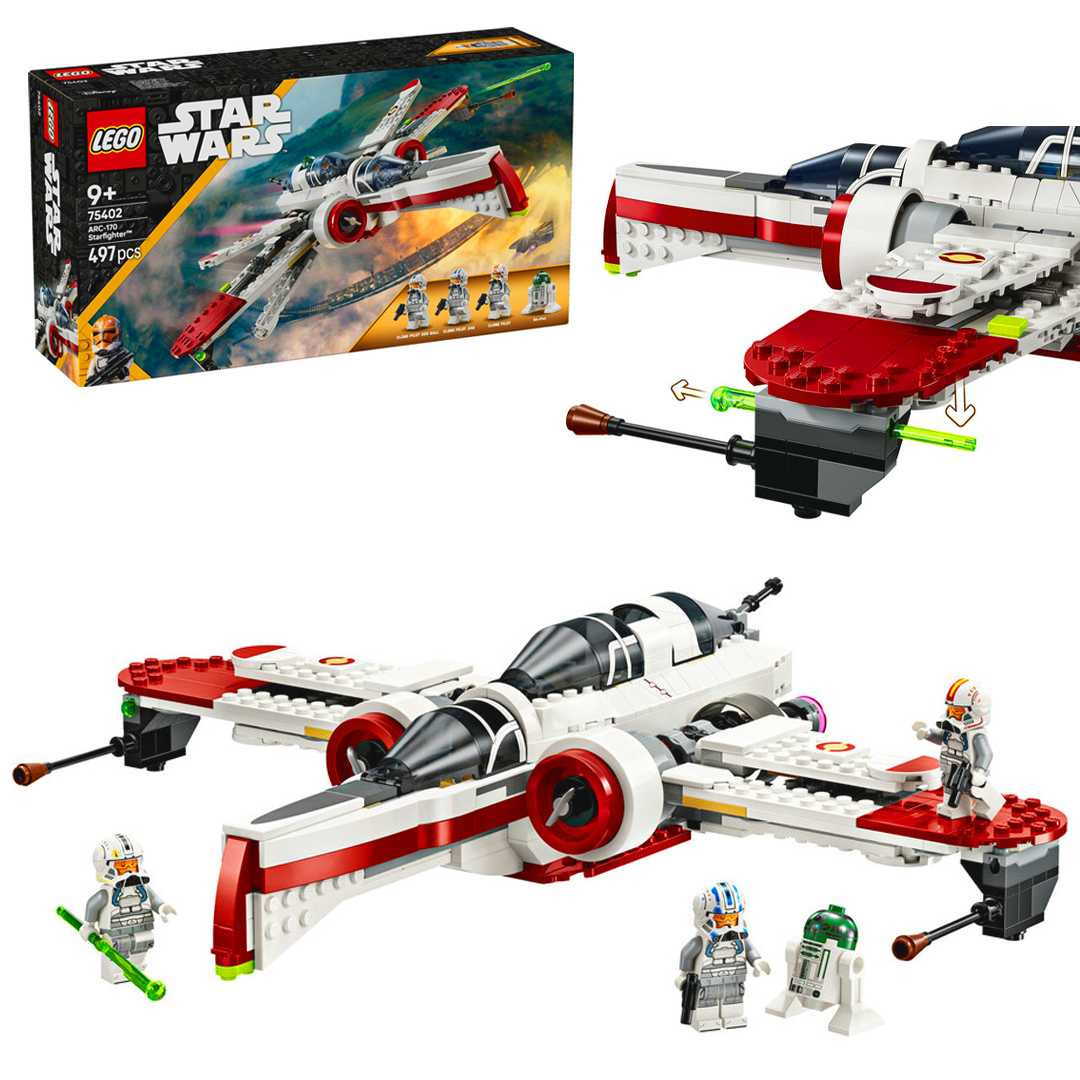 LEGO STAR WARS 75402 ARC-170 STARFİGHTER 497 PARÇA 9+ 1