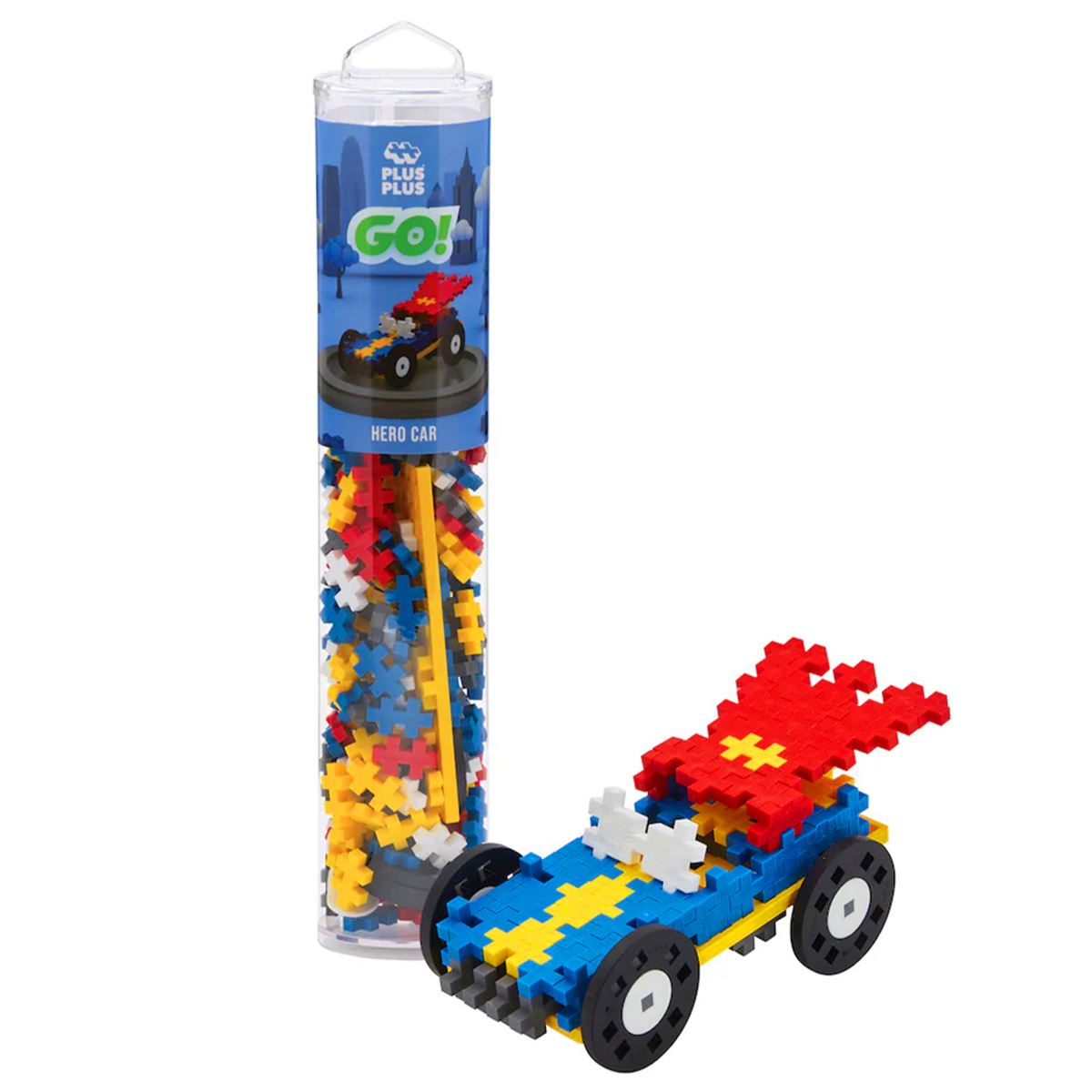 PLUS PLUS DİSPLAY GO LEGO 4259 HERO CAR 200 PARÇA 5+ 1