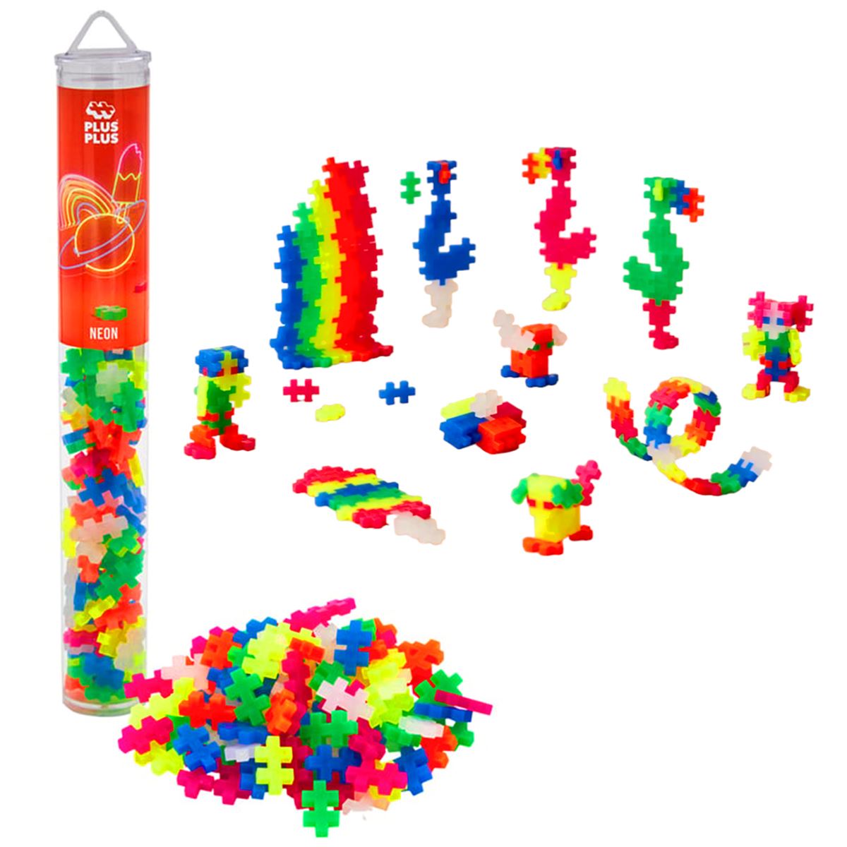 PLUS PLUS DİSPLAY LEGO STAND 520 PARÇA 24 LÜ TÜP PP-7448 1