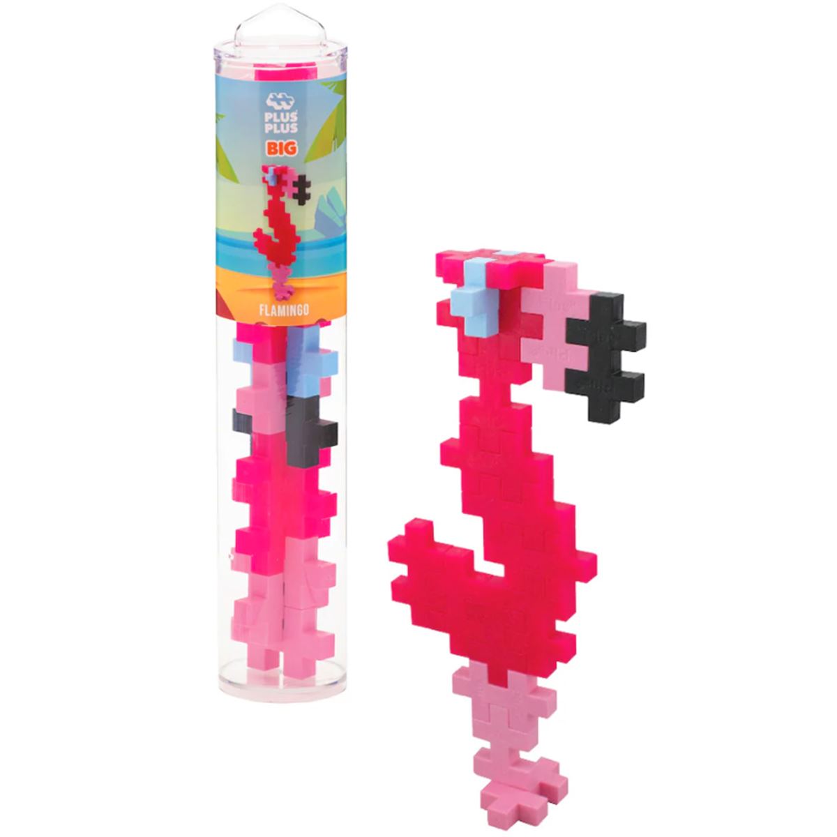 PLUS PLUS DİSPLAY BİG LEGO 3408 FLAMİNGO 16 PARÇA 1+ 1