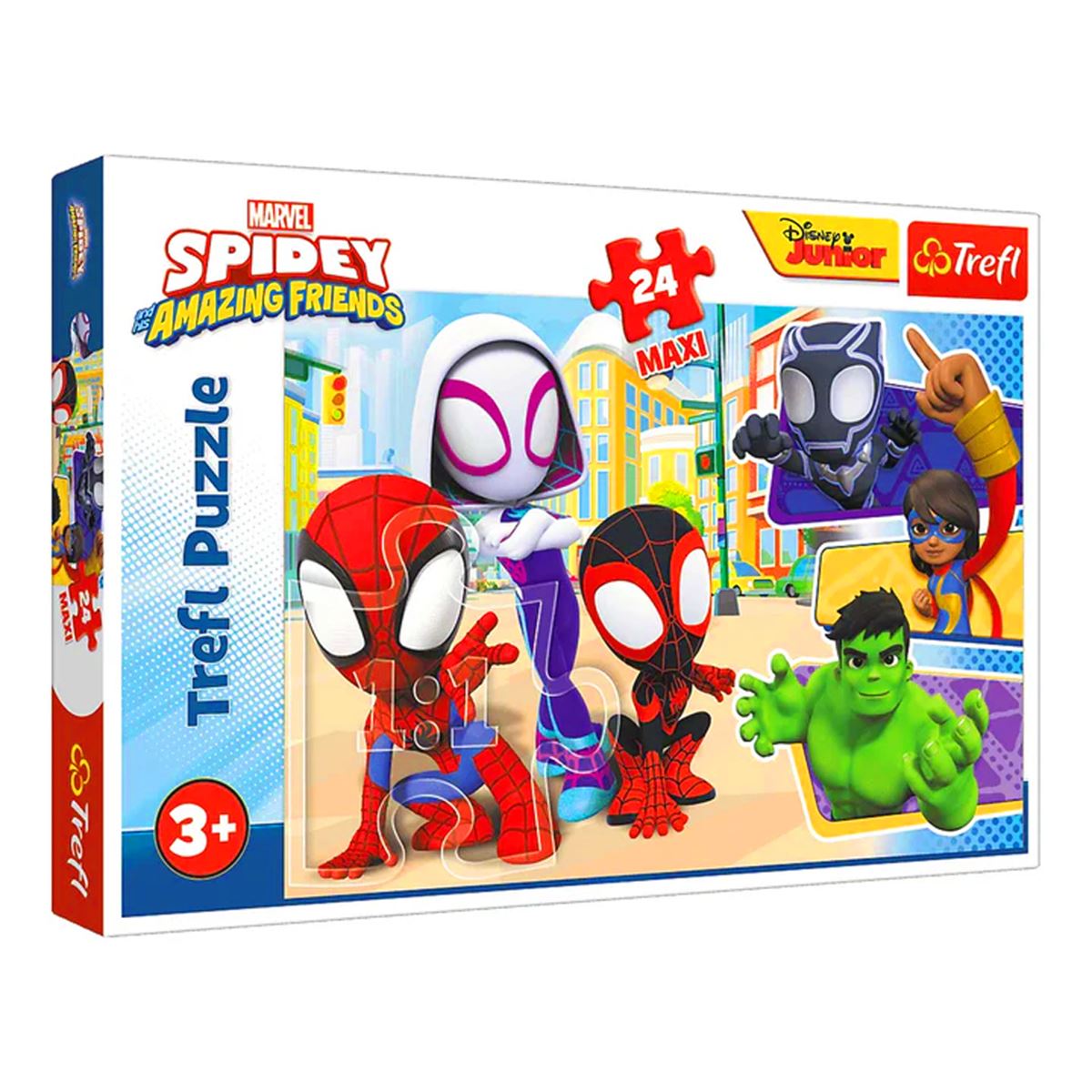 TREFL PUZZLE 14348 MAXİ SPİDEY AND HİS AMAZİNG FRİENDS 24 PARÇA 3+ 1