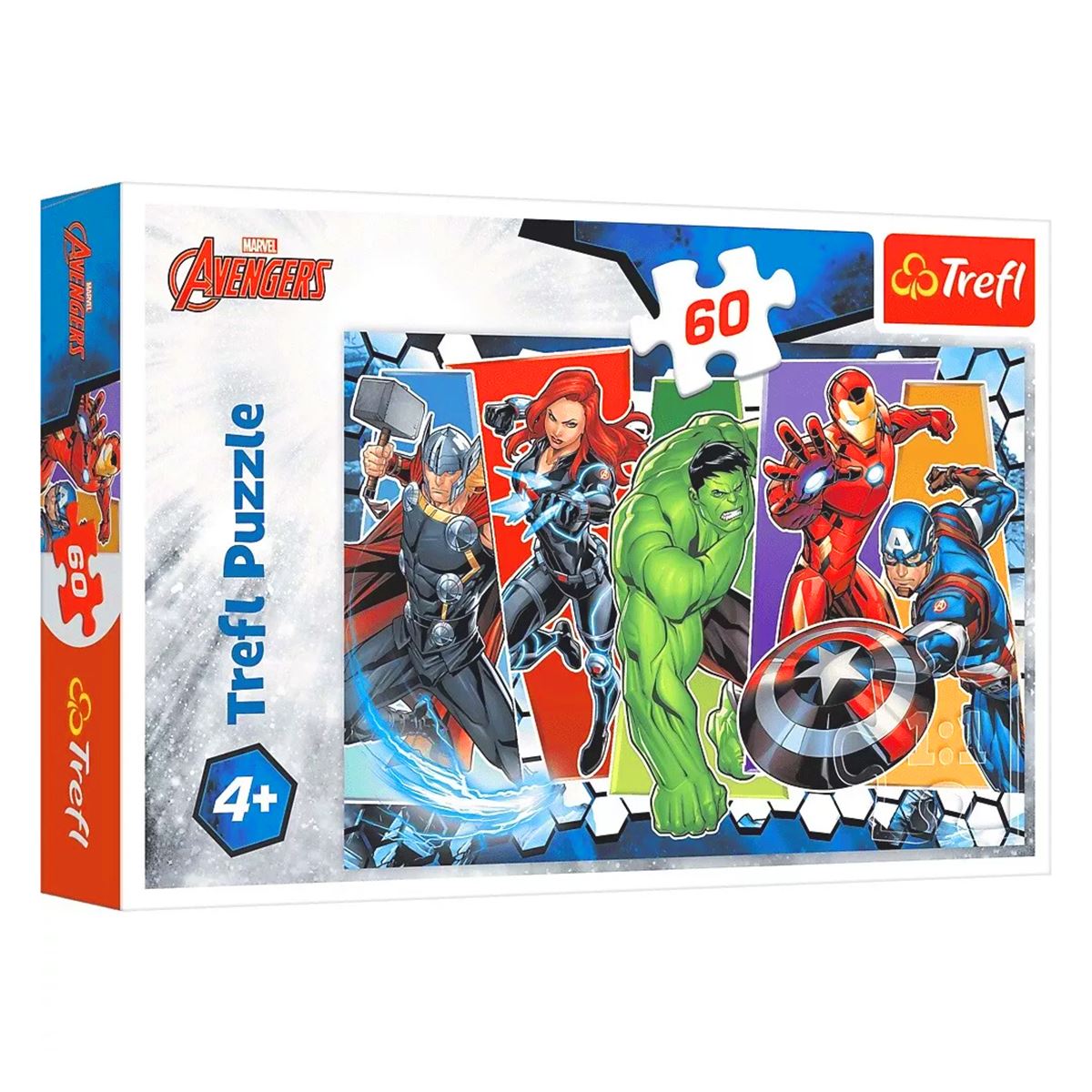 TREFL PUZZLE 17357 MARVEL THE AVENGERS 60 PARÇA 4+ 1