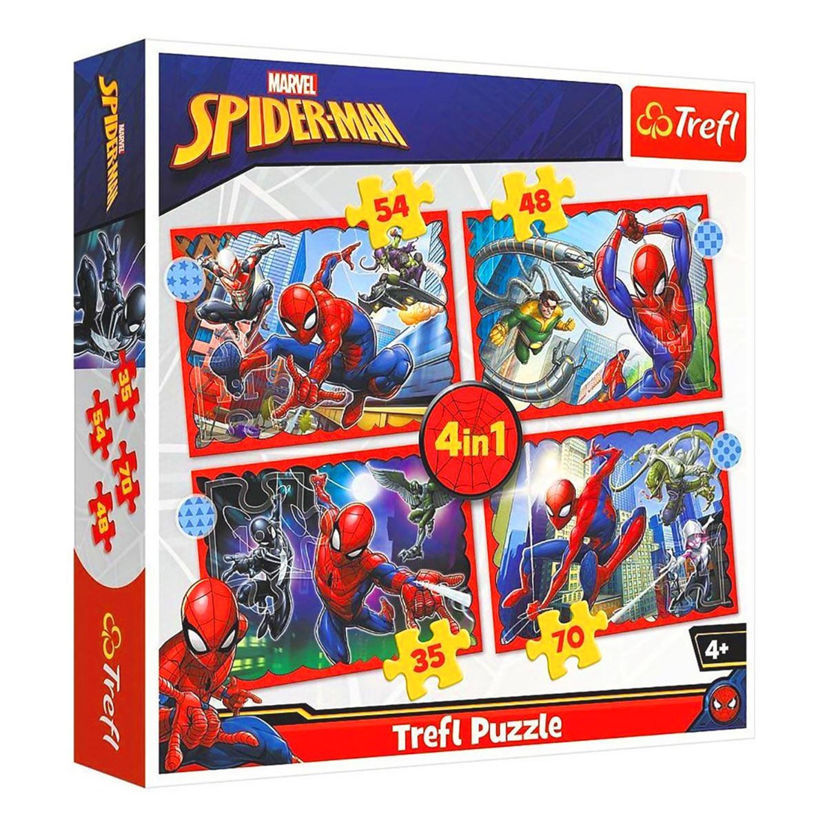 TREFL PUZZLE 34384 SPİDERMAN 4IN1 4+ 1