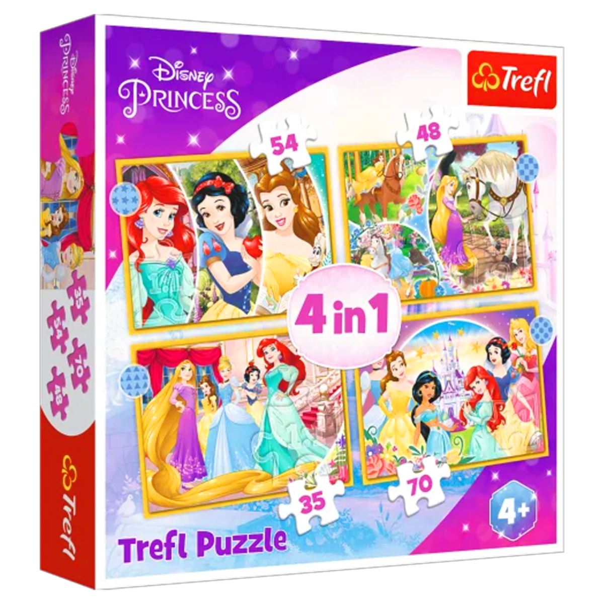 TREFL PUZZLE 34385 PRİNCESS 4IN1 4+ 1