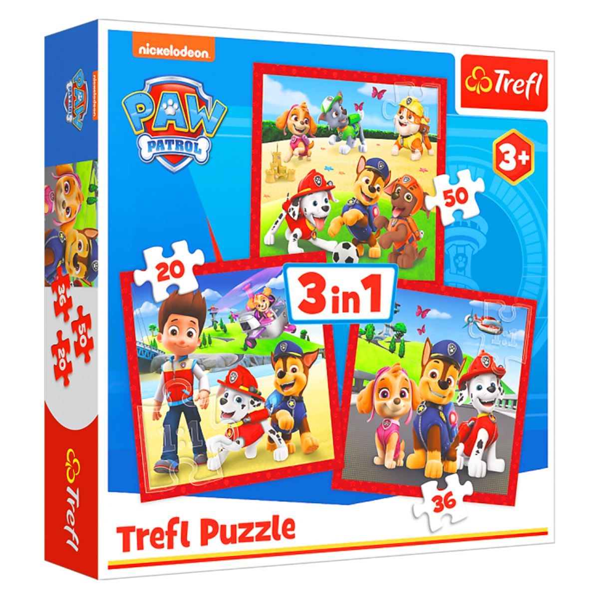 TREFL PUZZLE 34867 PAW PATROL 3IN1 3+ 1