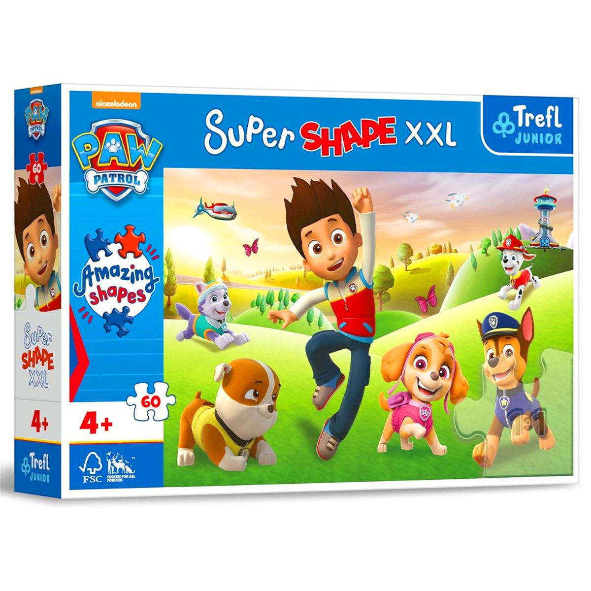 TREFL JUNİOR PUZZLE 50009 SUPER SHAPE XXL PAW PATROL 60 PARÇA 4+ 1