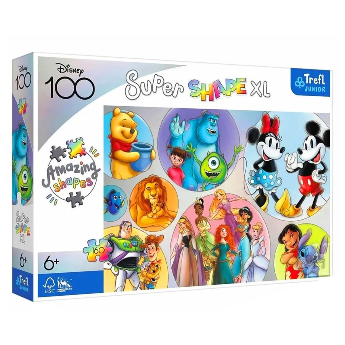 TREFL JUNİOR PUZZLE 50033 SUPER SHAPE XL 100 160 PARÇA 6+ 1