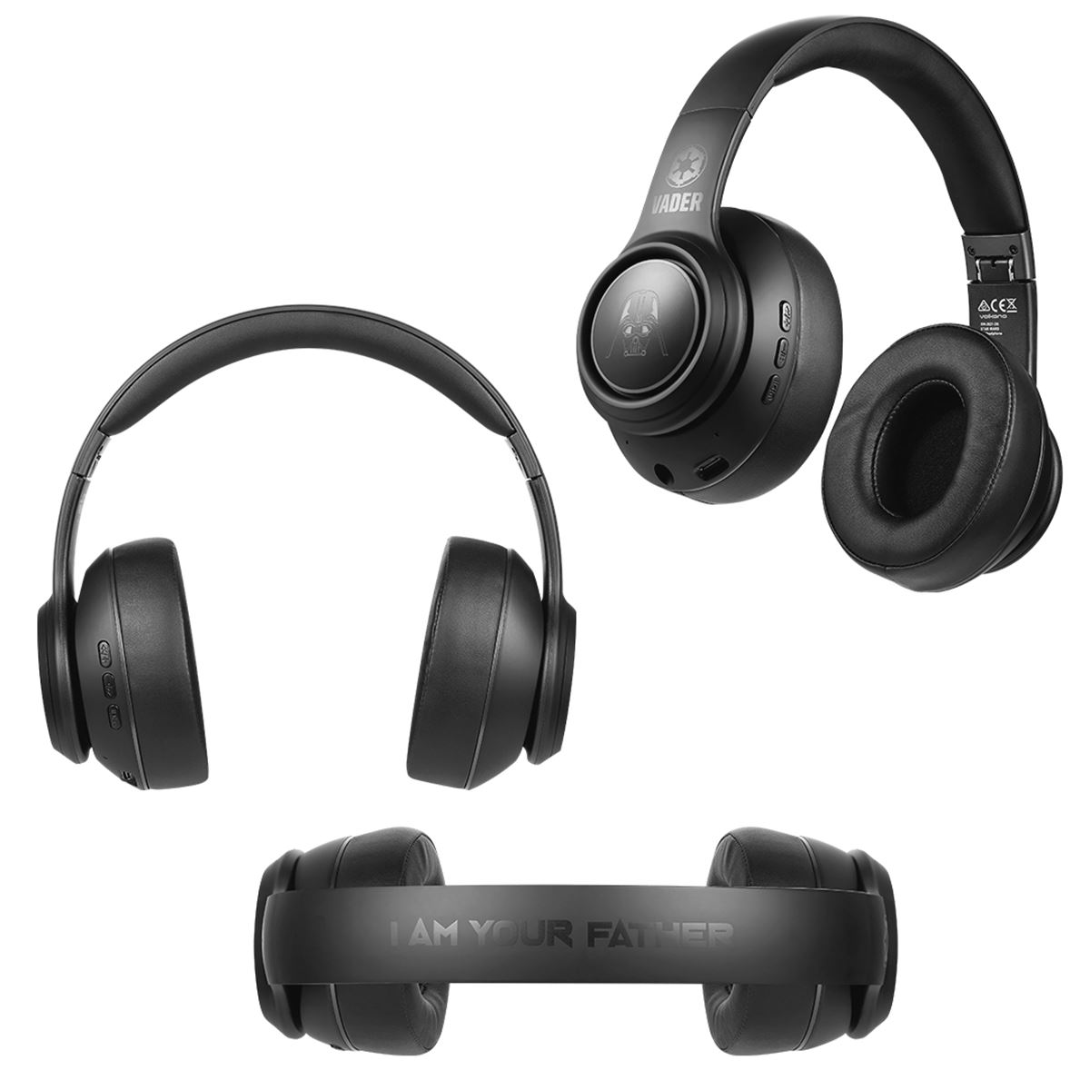 VOLKANO BLUETOOTH KULAKLIK STAR WARS DARTH VADER LED SW-2021-DS FM RADİO DAHİLİ MİKROFON 1