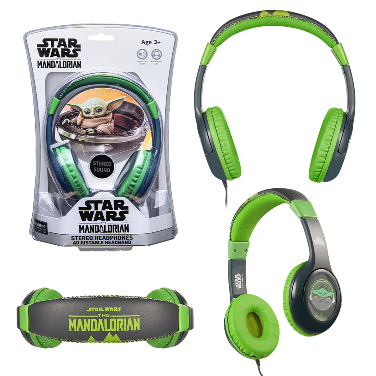 VOLKANO KABLOLU KULAKLIK GROGU BABY YODA SW-10901-GR AUX İNPUT 1