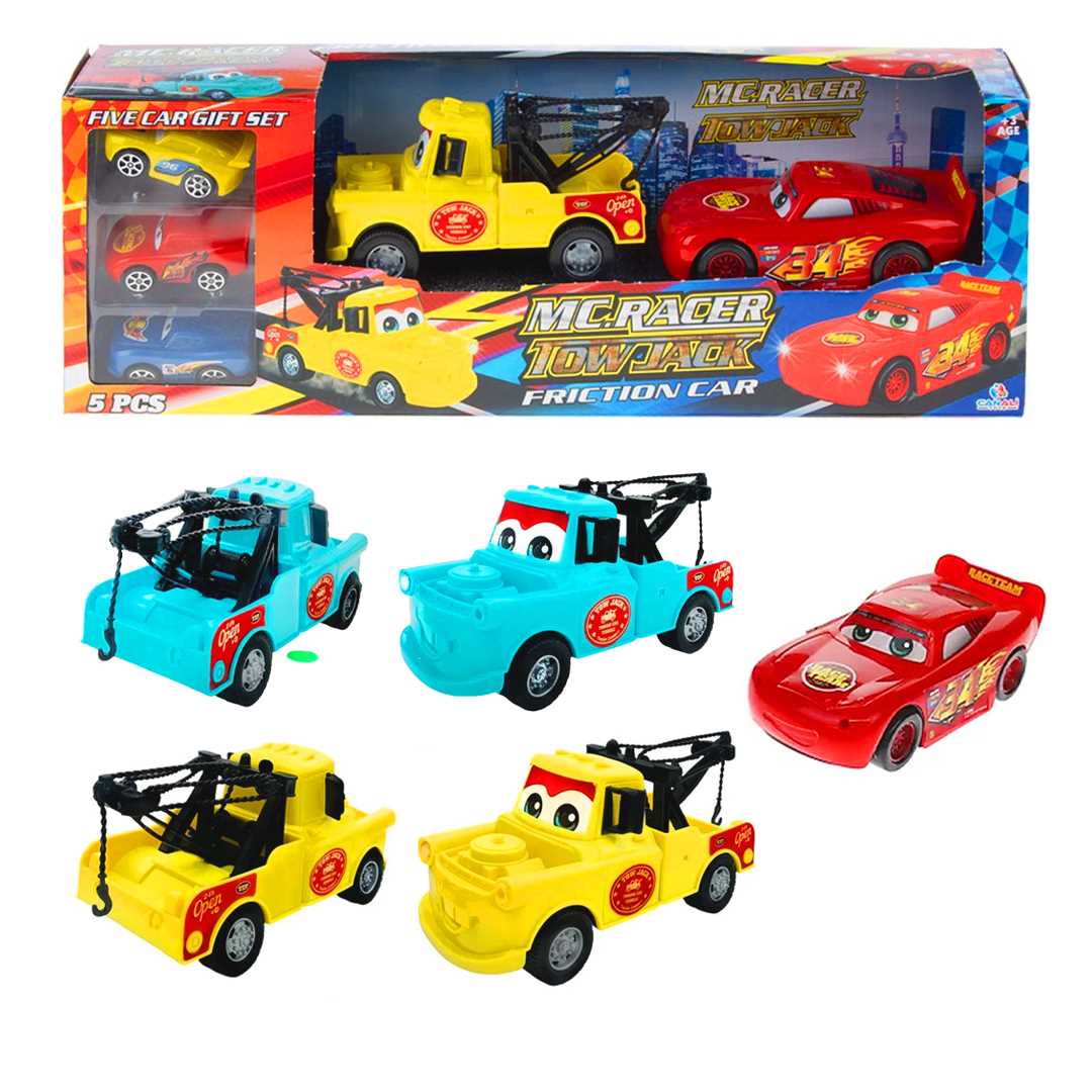 CAN ALİ TOYS ÇEKİCİ ARABA CNL-8895 MC RACER TOW JACK 5 Lİ SET +3 1