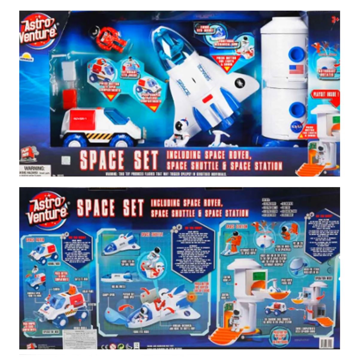 SUNMAN ASTRO VENTURE 63115 UZAY SETİ KAPSÜL UZAY İSTASYONU UZAY ARACI SESLİ IŞIKLI 3+ 1