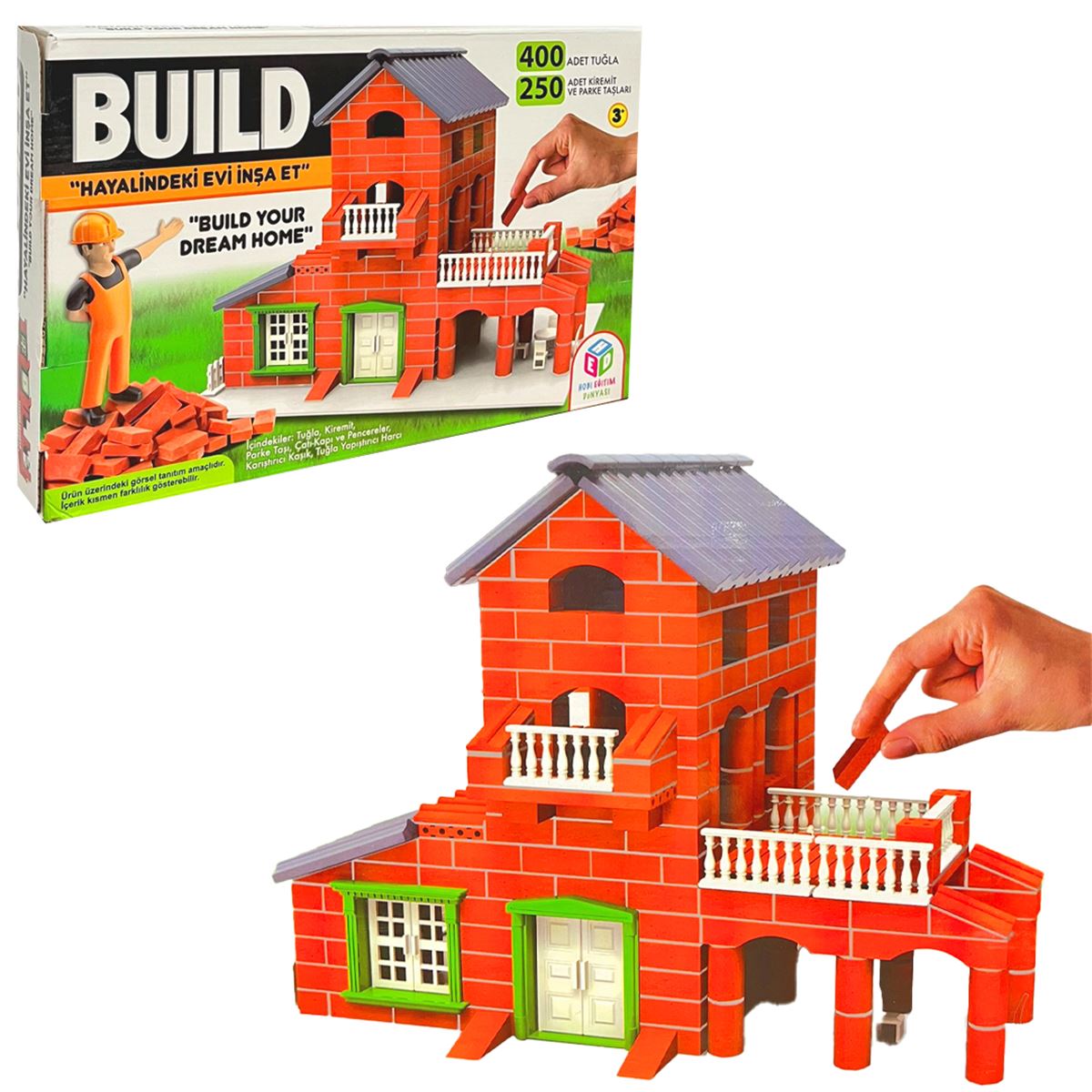 HOBİ MAKET HED715 BUİLD HAYALİNDEKİ EVİ İNŞA ET 3+ 1