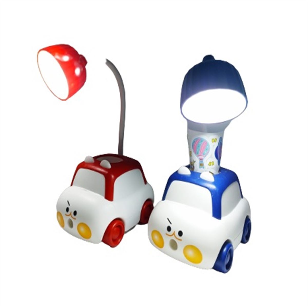 YLZ MASA LAMBASI 473 ARABA KALEMTRAŞLI LED USB KABLOLU MAVİ KIRMIZI SARI 1