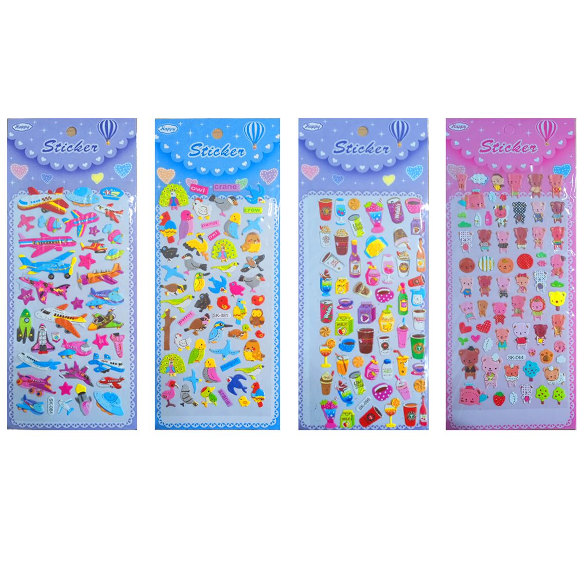 MOTTO STİCKER SK KABARTMALI SERİ 1